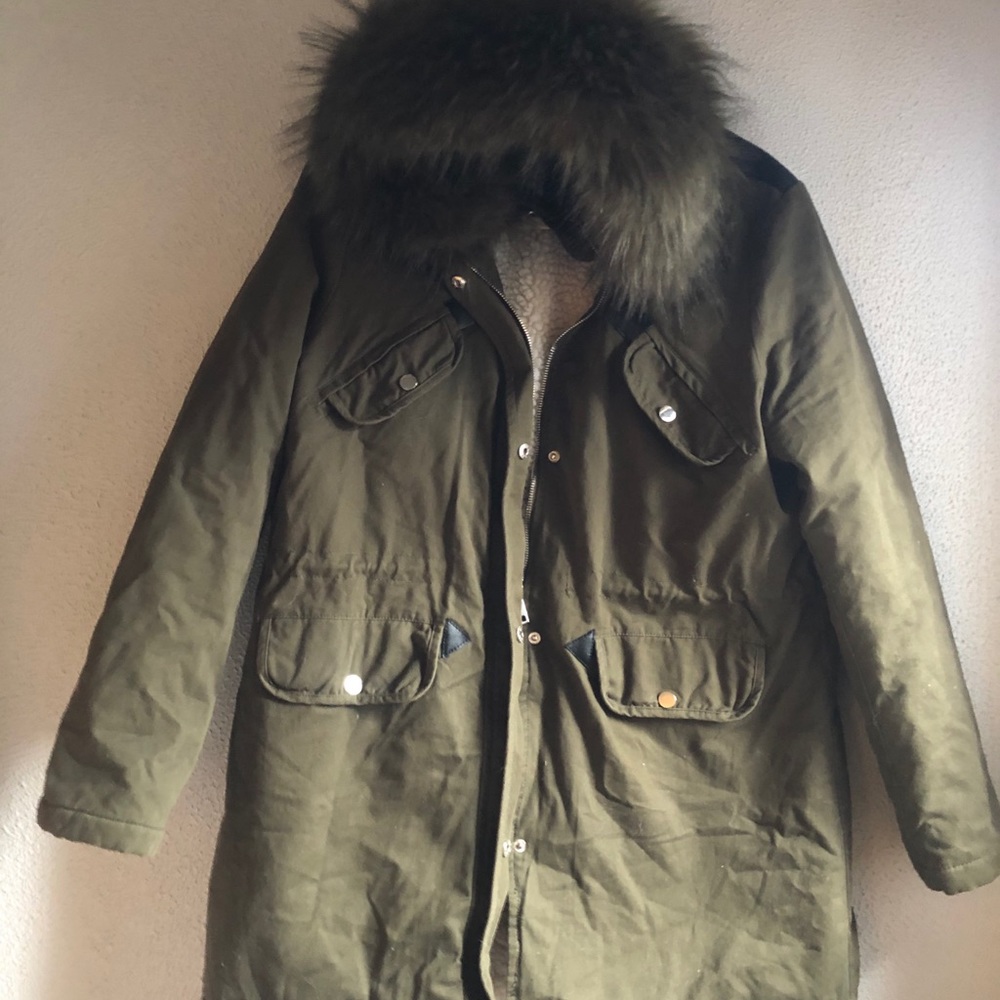 Army Green Winter Coat